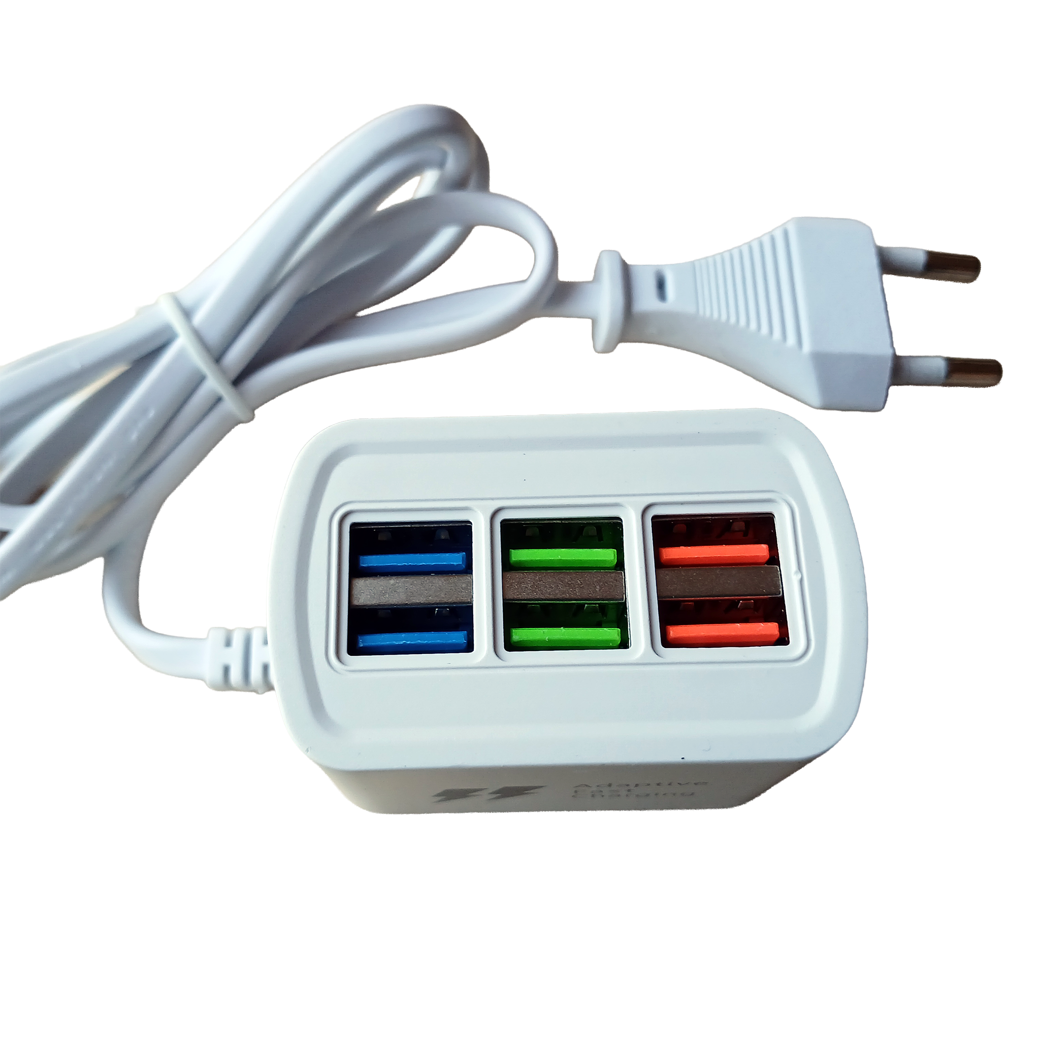 NerdMiner Desk Power Hub – 6× USB, 1.0m Cable