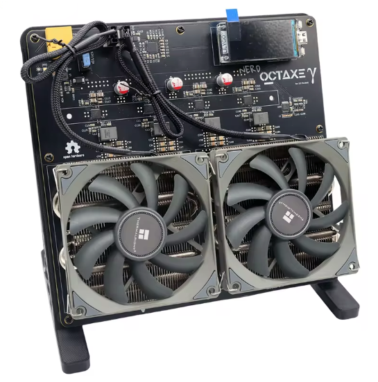 Bitaxe NerdOCTaxe Solo Bitcoin Miner (9.6 TH/s, 160W)