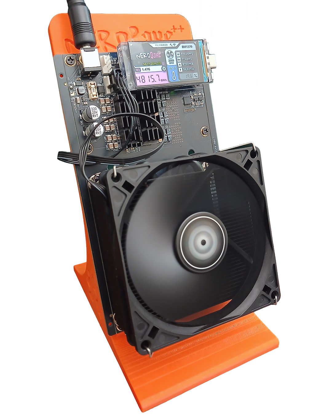 NerdQaxe++ Solo Bitcoin Miner Rev 6.1 6TH/s