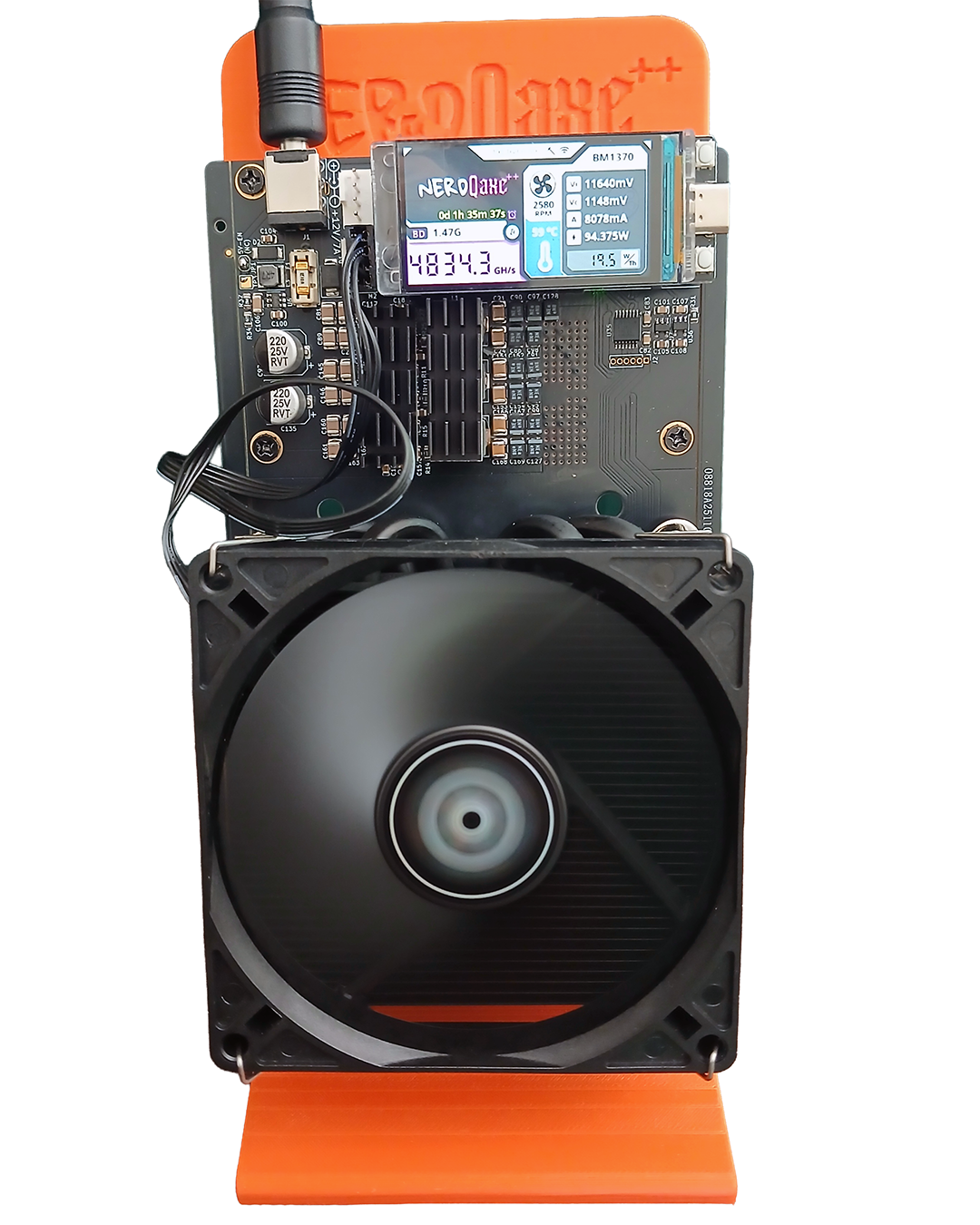 NerdQaxe++ Solo Bitcoin Miner Rev 6.1 6TH/s